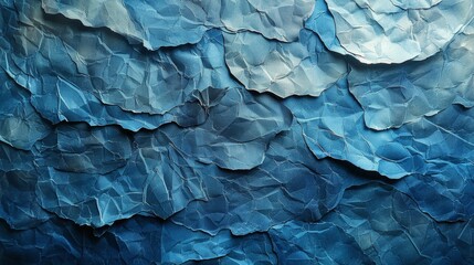 Close Up of Blue Wall With Pattern
