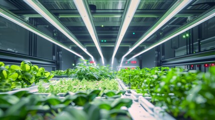 Revolutionary Vertical Farming AIControlled LED Lighting for Sustainable Agriculture