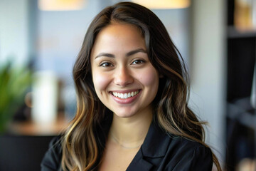 Fototapeta premium The Happy Accountant: A Professional Portrait