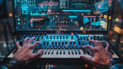 Revolutionizing Music Production Transparent Keyboard and Streaming Platform Analytics in Action
