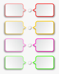 blank infographic banner isolated white background