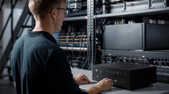 CuttingEdge Technology IT Specialist Securing WiFi 7 Network for Data Analysis Project