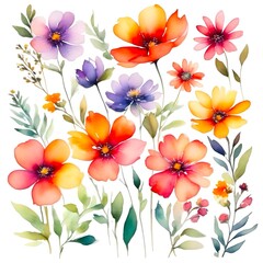 Each flower is a work of art, perfect for digital designs, stationery, or home decor.