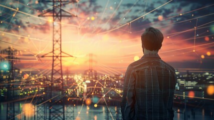 Digital Twin Technology Empowering Energy Analysts to Enhance Grid Efficiency and Sustainability - Powered by Adobe