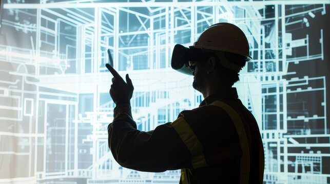 CuttingEdge Construction Education Augmented Reality Demo with Digital Blueprints