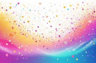 Abstract background with glitter effect, sparkling particles and smooth color transitions. - obrazy, fototapety, plakaty