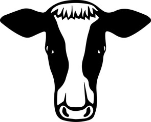 Vector of a cow head design on white background. Farm Animal. Easy editable layered vector illustration. Vector Bull