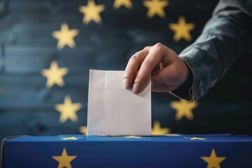 European Union Elections and Voting Under EU Flag, Democracy in Action