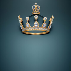 royal crown - obrazy, fototapety, plakaty