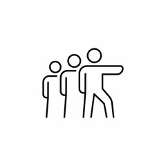 leader team teamwork management icon