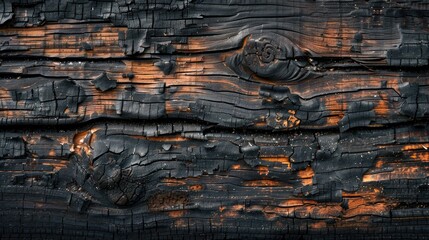 Stock photo of scorched wooden surface