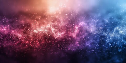 Naklejka premium Colorful Space Filled With Stars and Dust