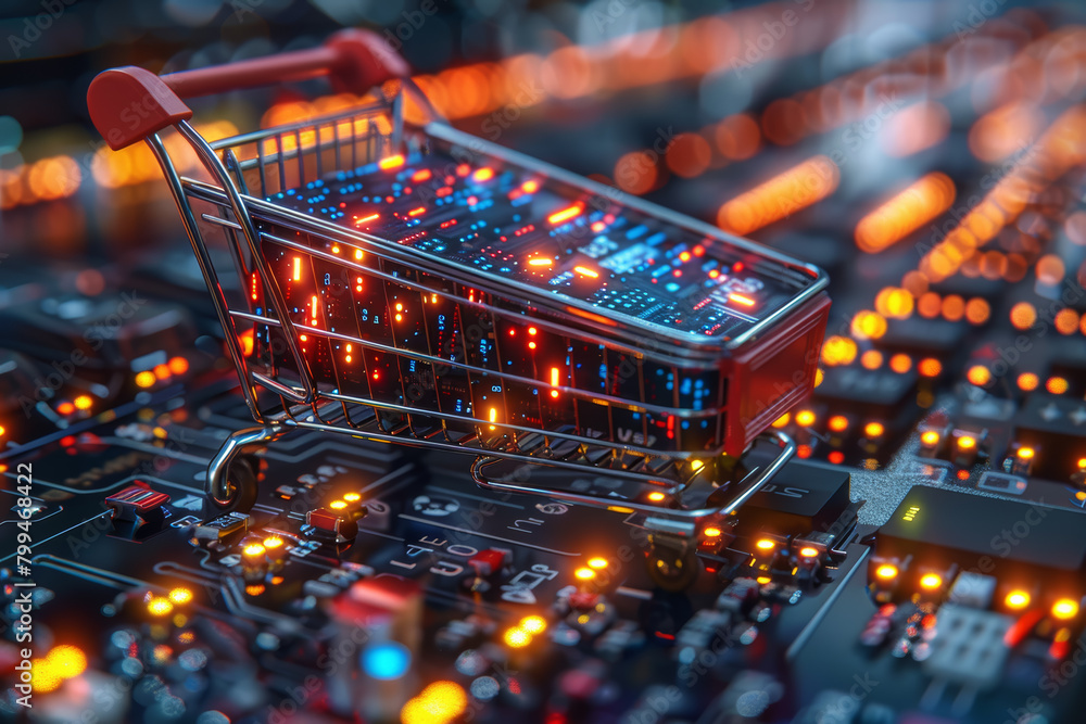 Poster a blockchain-powered e-commerce platform offering transparency, security, and decentralized control 