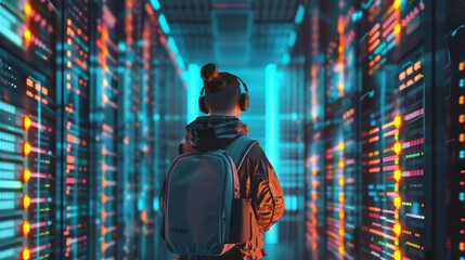 Digital Guardian Content Creator Safeguarding Multimedia Files on Glowing Servers for SEOOptimized Websites