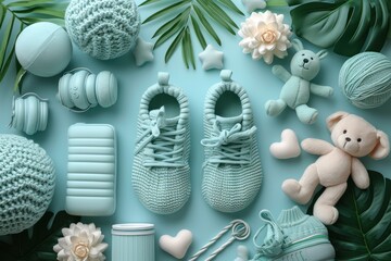 Photo of a gift set for babies
