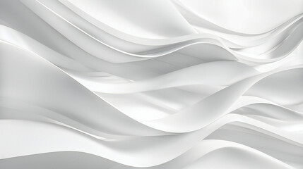 Obraz premium Modern Abstract Artistry: A Sophisticated White and Grey Backdrop with High-tech Shadows and Elegant Silhouettes