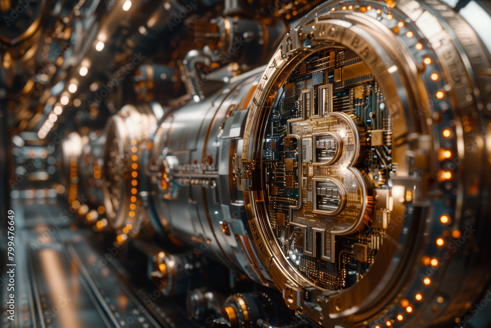 Poster a virtual currency stored in digital wallets, accessible through private keys and cryptographic secu
