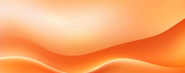 Orange pastel tint gradient background with wavy lines blank empty pattern with copy space for product design or text copyspace mock-up template 