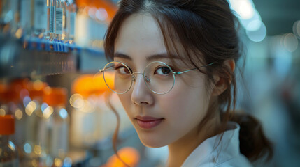 Aspiring Young Researcher in a Dynamic Laboratory Setting