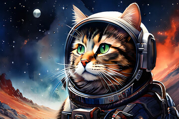 cat in space suit
Generative AI