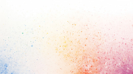 Fototapeta premium Abstract dot gradient, warm to cool hue transition, festive background with copy space