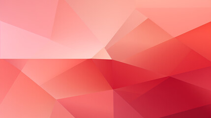 Geometric red and pink triangles, modern abstract mosaic background