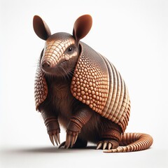 armadillo on a desert animal background for social media	
