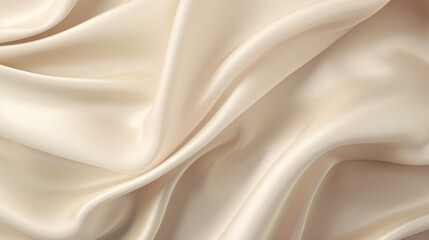 Obraz premium Smooth elegant beige silk or satin texture background