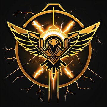 Cross with Wings on Dark Background ✝️ | Illustration for Spiritual and Mystical Concepts ✨🕊️