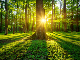 Tranquil Spring Symphony: Blossoms, Breeze, and Birdsong