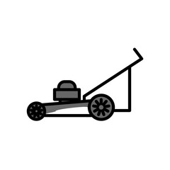 Fototapeta premium Grass Cutter icon PNG