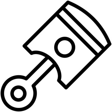 recommend clip art: piston line icon