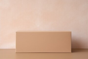Tan blank pale color gradation with dark tone paint on environmental-friendly cardboard box paper texture empty pattern with copy space for product 