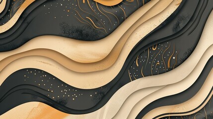 Obraz premium Abstract Opulence: Designing an Eye-Catching Luxury Template