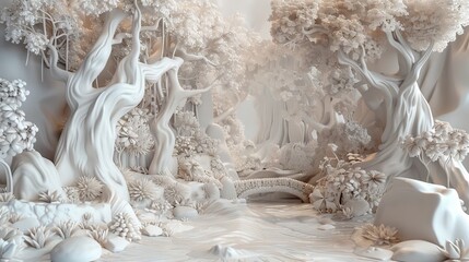 3D Rendered Scene Concept Art / Backdrop / Background / Wallpaper