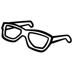 Sun Glasses handdrawn doodle illustration