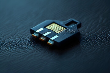 Close-up View of SD to Micro SD Adapter: A Compact Tool for Interoperability between Memory Card Formats