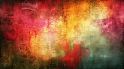 Abstract multicolored grunge background with a variety of color patterns and vintage elements