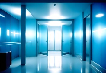 3d render of a corridor