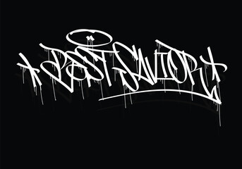 BEST SAVIOR graffiti tag style design