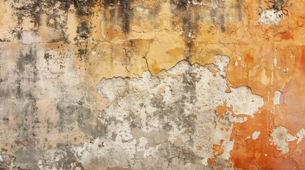 Aged wall with color