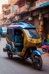 Futuristic indian auto riksha
