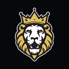 lion logo mascot illustration