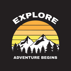 mountain illustration