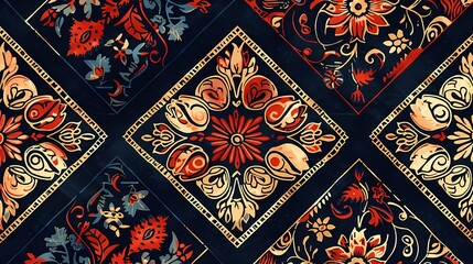 Batik ornament motifs from Java, Indonesia. good to use as a design reference