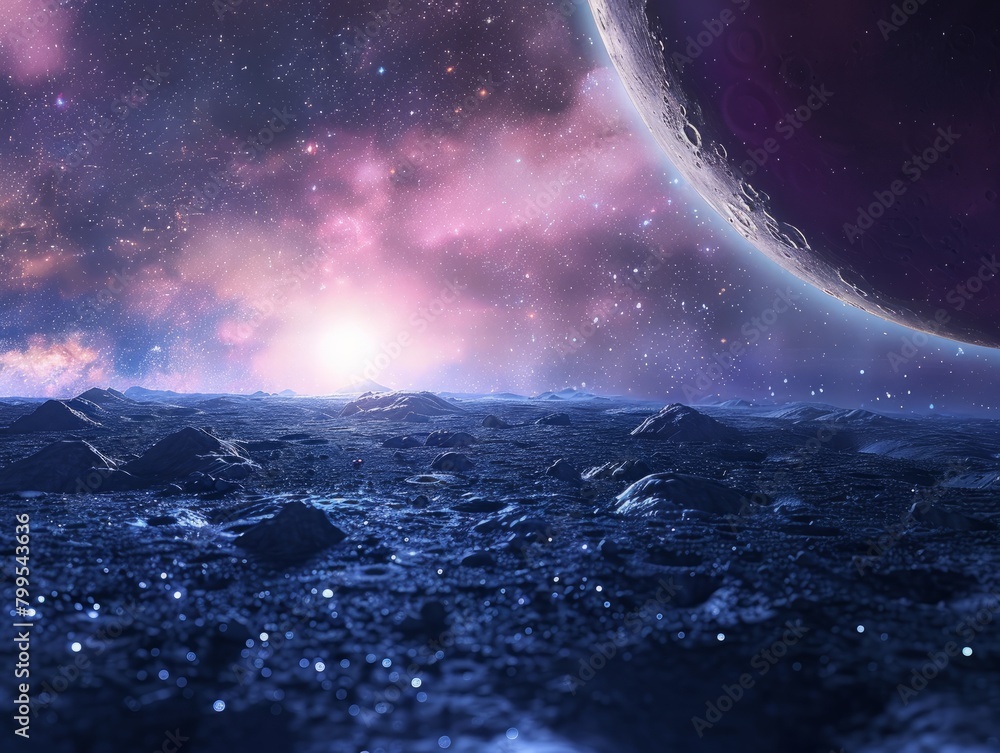 Poster minimalist space background large copyspace area with copy space for text