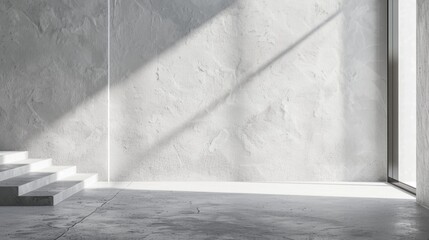 Textured Resilience: A white wall adorned with a rough texture and subtle cracks, a visual testament to endurance and grace in the face of imperfections.
