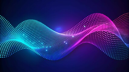 Tech Meets Art, Abstract Gradient for Design