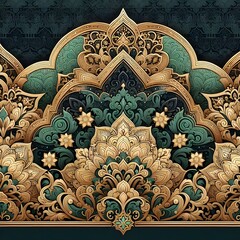 islamic background with ornament