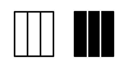 Library icon vector isolated on white background. Book icon vector